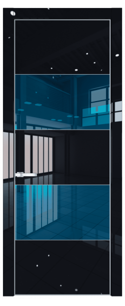 Профильдорс  22LE Черный люкс Зеркало Blue